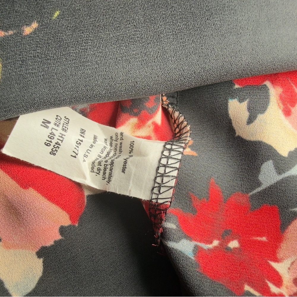Kaileigh Medium Bryson Kimono Floral Multicolor Vibrant HT4458‎ Boho Stitchfix - Picture 7 of 7